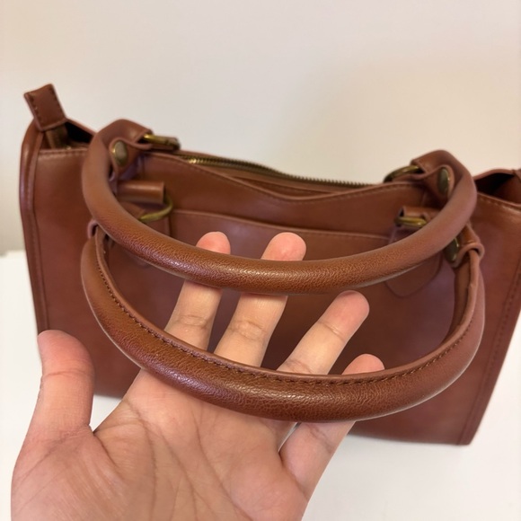 Frye & Co. Faux Leather Satchel Crossbody Bag Women - Picture 10 of 15